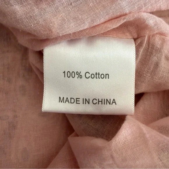 Kourt Robbie Palm Eyelet Puff Sleeve Mini Dress - Tropical Print - Size Medium - Picture 10 of 13